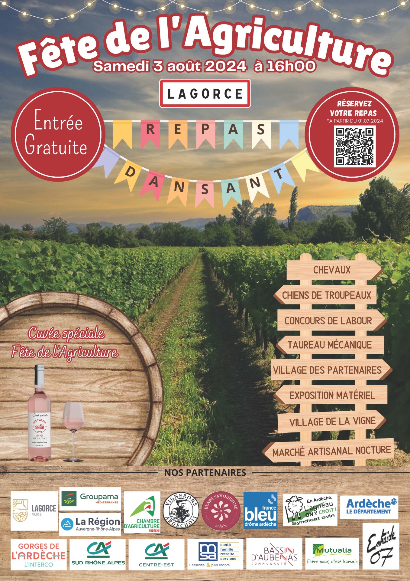 Fête de l’agriculture : rendez-vous le 3 août à Lagorce  