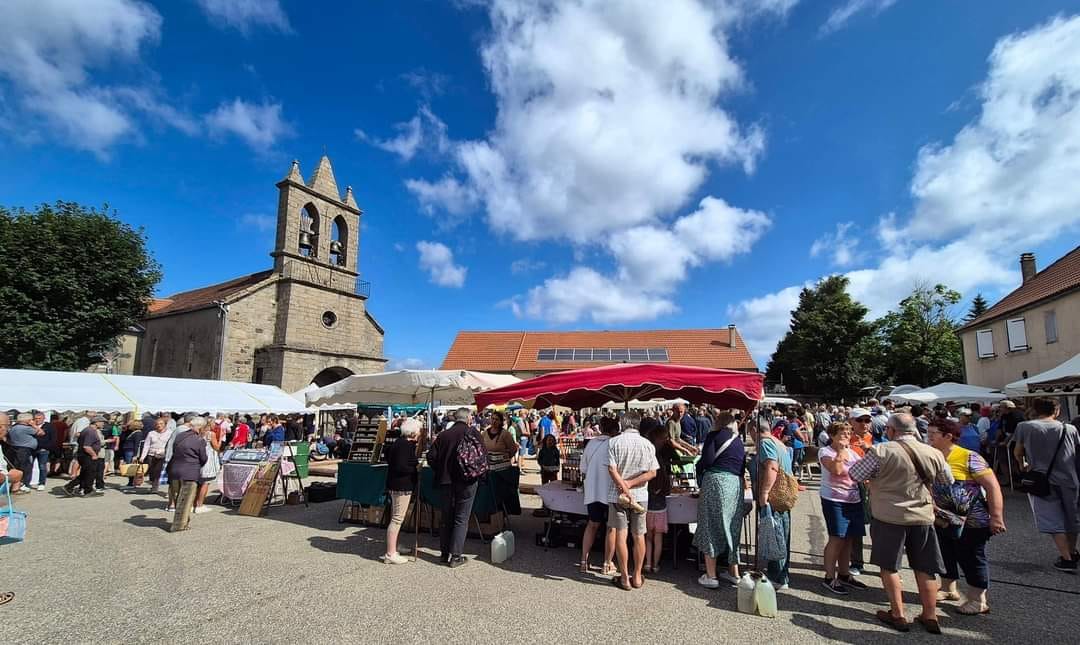 Le marché de la myrtille attire toujours les foules