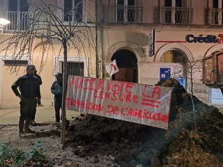 Les syndicats FDSEA et JA interpellent les députés ardéchois