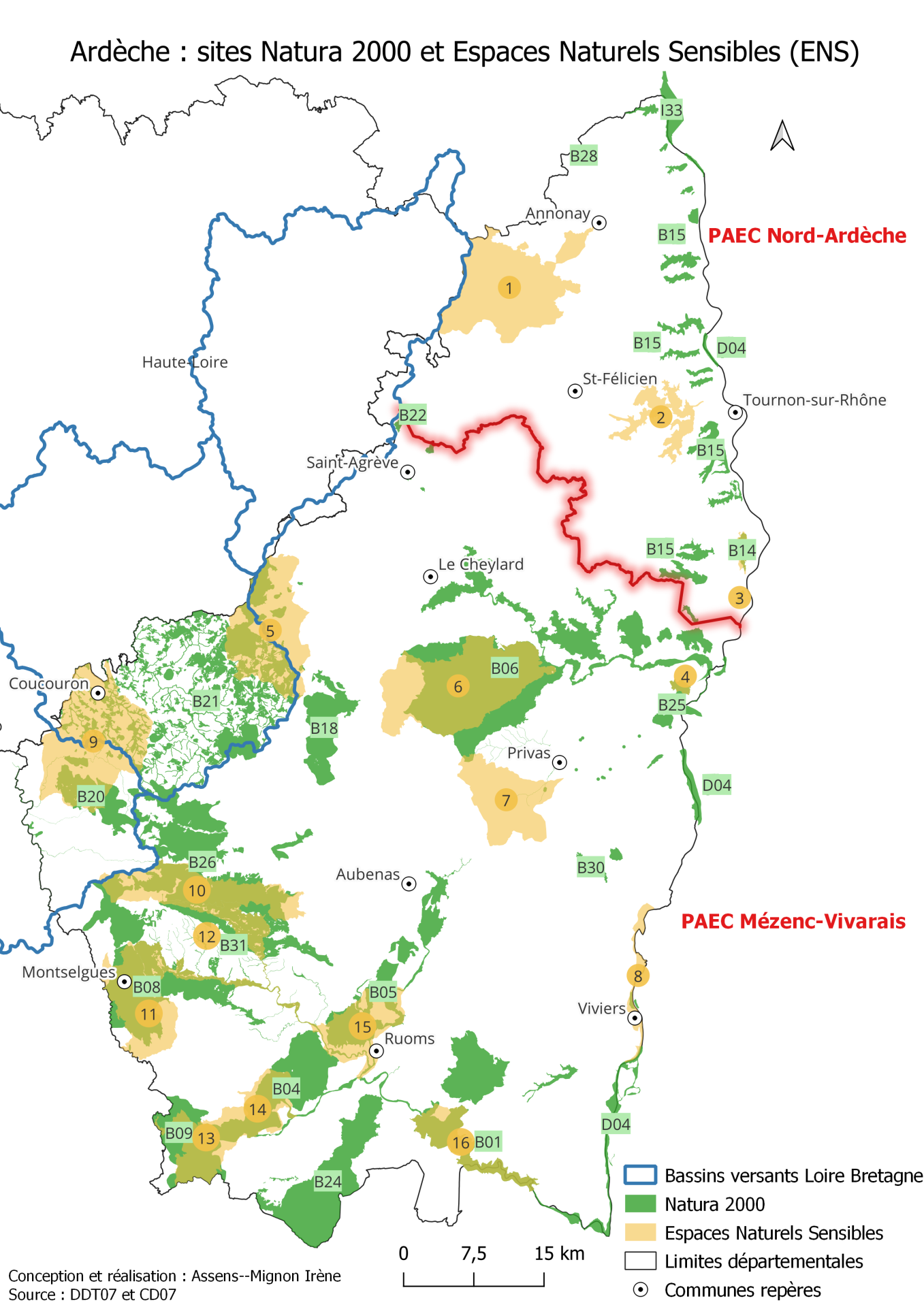 Deux territoires PAEC en Ardèche