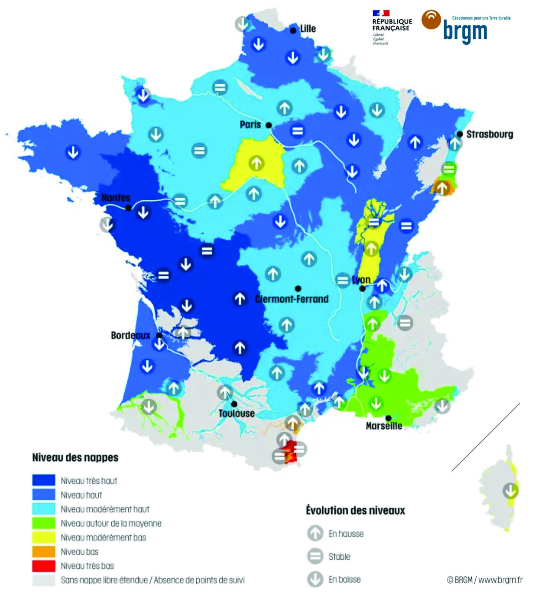 NAPPES PHRÉATIQUES / Situation globalement « très favorable »